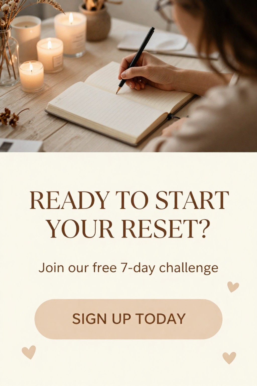 Seven-Day Gentle Reset digital journal cover